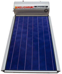 Επιλεκτικού Συλλεκτη Helioakmi Megasun 120 / 2,1m² Glass Επιλεκτικός Τιτανίου Διπλής Ενέργειας