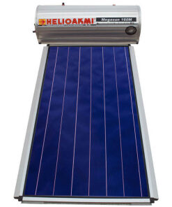 Επιλεκτικού Συλλεκτη Helioakmi Megasun 160M / 2,1m² Inox Επιλεκτικός Τιτανίου Διπλής Ενέργειας