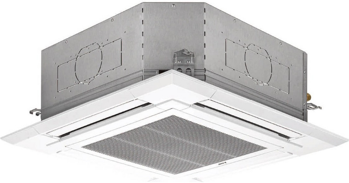 mitsubishi-electric-p-series-4-way-pla-sm100ea-puz-sm100yka-epaggelmatiko-klimatistiko-inverter-kaseta-32000-btu-me-psyktiko-ygro-r32